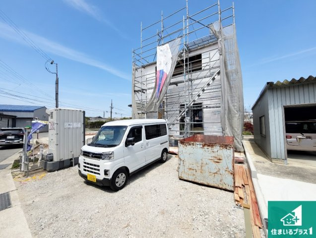 南あわじ市松帆檪田　第1期　新築一戸建ての外観|現在の進捗状況です！順調に作業進行中、完成が待ち遠しいです！詳細の間取り等、お気軽にお問い合わせください！