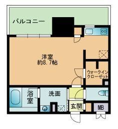 RJRプレシア吉塚駅前の間取り