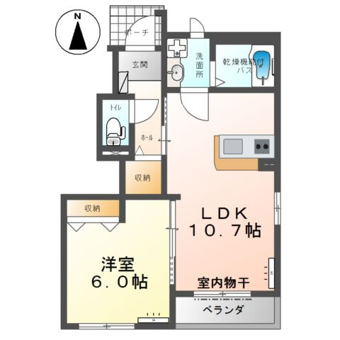 【間取り】 | ディアフォレストⅡ