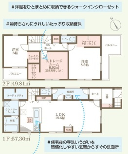 リーブルガーデンS 岸和田市並松町5期の間取り