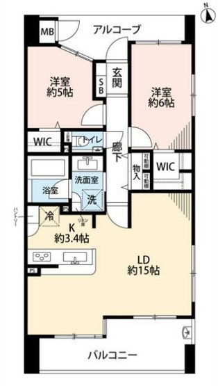 【間取り】 | パークナード本川町