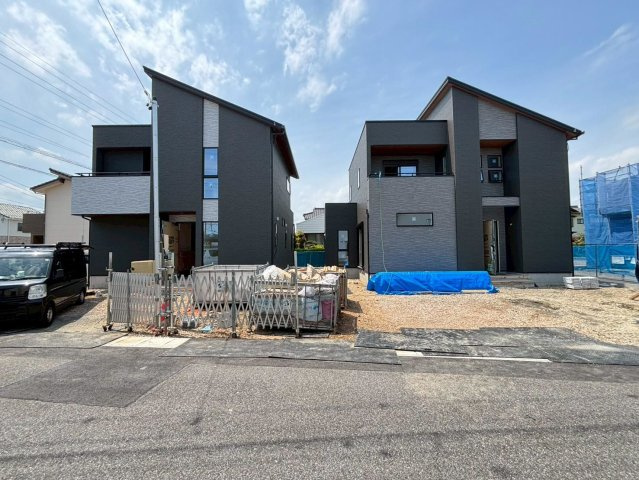 タマタウン　大垣市東町（小野小）　全2区画分譲の外観|「現地（2026年3月26日）撮影」　
■全体写真　
■ヤマダ不動産　株式会社リライフ　