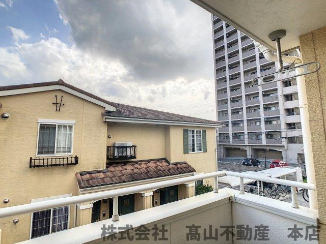 宗像市赤間３丁目のアパートの展望