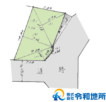中古戸建　茅ヶ崎市浜之郷の区画図