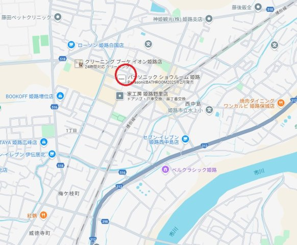 ミラキタシティ姫路　JR播但線「野里駅」徒歩4分の地図