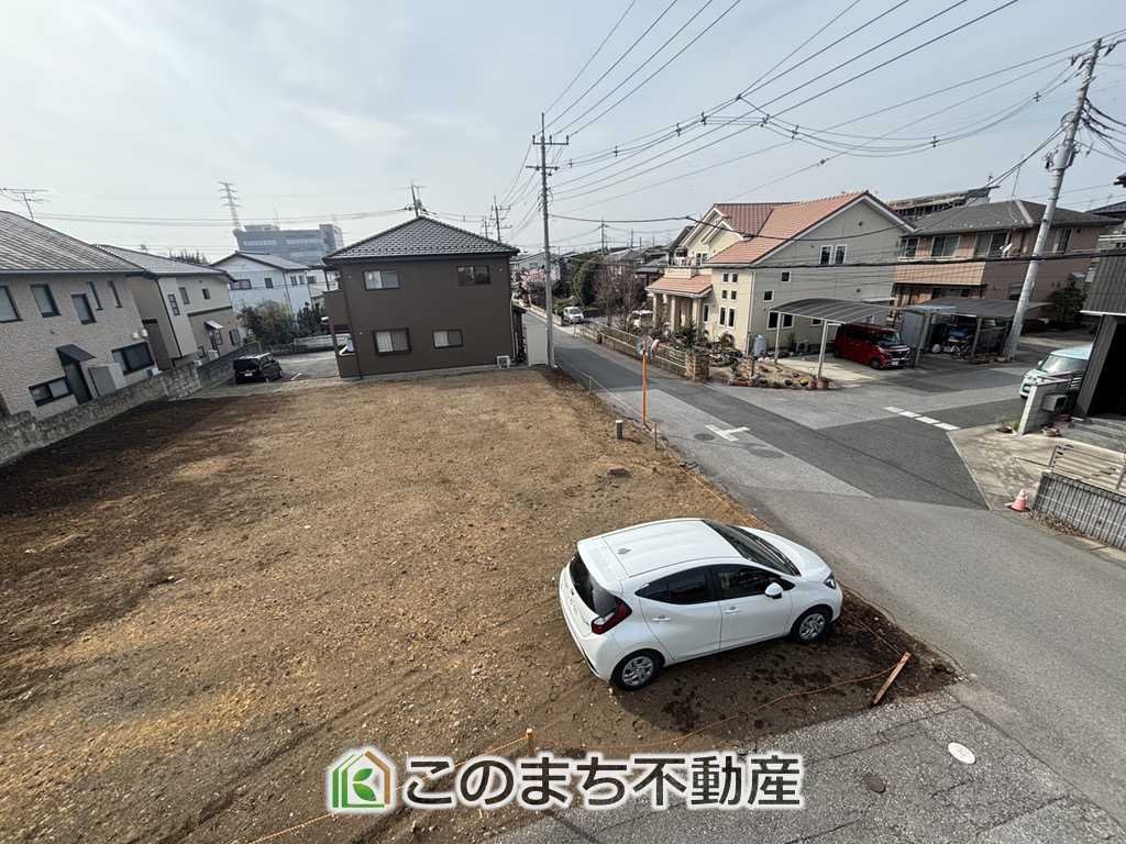 ブルーミングガーデン宇都宮市平松本町　3号棟の外観|建築中現地写真（同社施工の完成物件・モデルハウスがご見学できます）