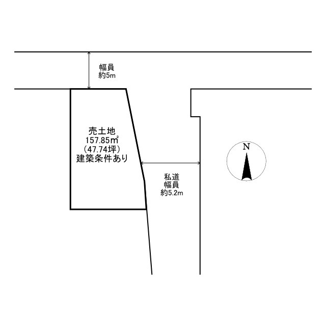 たつの市龍野町片山　売土地の土地図