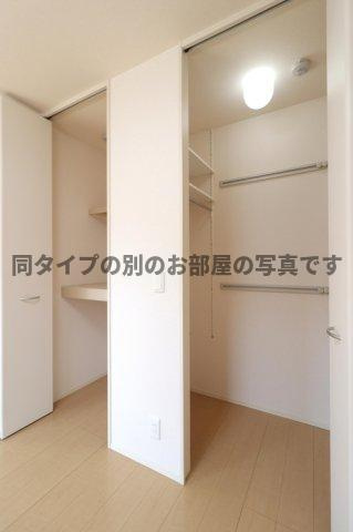 柏崎市田中のアパートの収納
