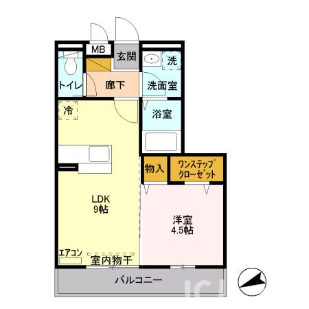 柏崎市田中のアパート