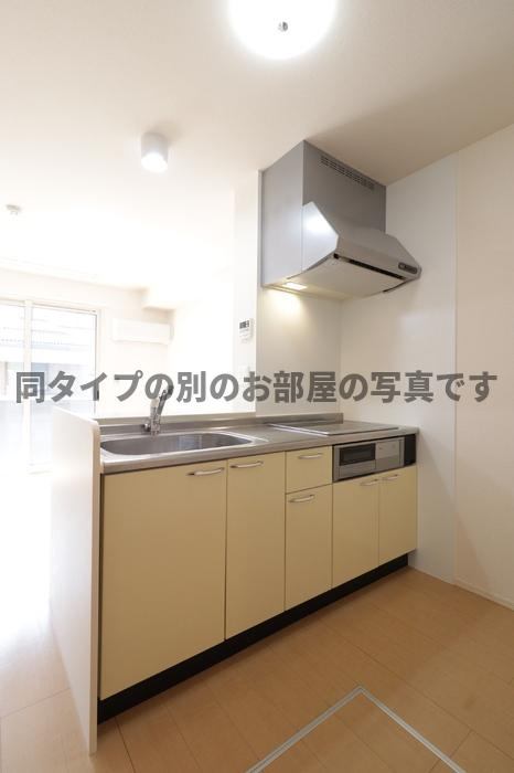 柏崎市田中のアパートのキッチン