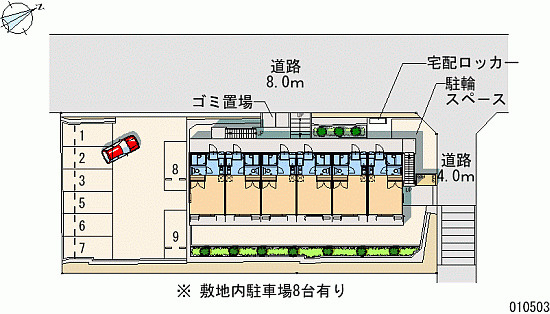 【駐車場】 | レオパレスTAMA | 画像4