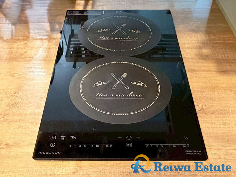 パレステージ茅ヶ崎Ⅱの設備|同時調理可能な2口コンロでお料理も捗ります♪