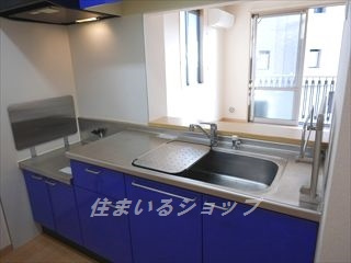 広島市安佐北区可部７丁目のアパートのキッチン|人気の対面キッチン