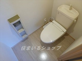 広島市安佐北区可部７丁目のアパートのトイレ|シャワートイレ