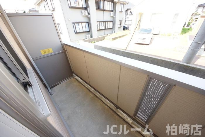 柏崎市田中のアパートのバルコニー|写真は同建物の別のお部屋の参考写真です