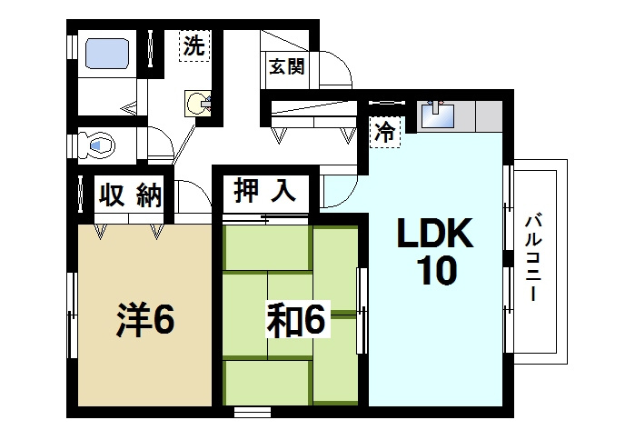 アネシス　Ｃ棟の間取り|ゆったり暮らせる間取りです。