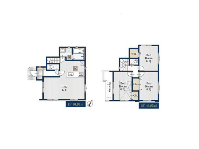 【参考プラン】 | 練馬区東大泉2丁目　建築条件無売地　全2区画　（保谷店） | 参考プラン
建物面積83.84㎡
