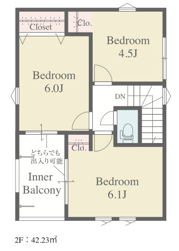 【仲介手数料無料】所沢市和ヶ原１期全１棟　所沢市の新築住宅なら西武ハウジングの間取り