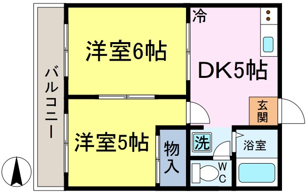 サンハウスの間取り