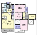 【間取り】 | コルティーレ谷上Ⅱ(Good Home)