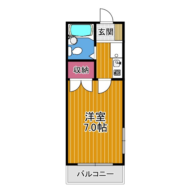 ブルージュ喜志の間取り