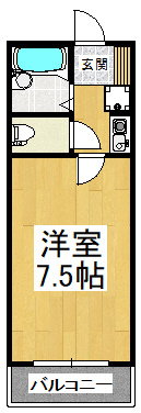 【間取り】 | ブルージュ喜志