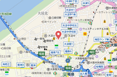 【地図】 | GRAND STEADY新梅田