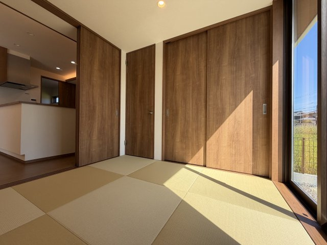 橿原市東坊城町　新築(全7区画）6号地 モデルハウスの和室|２号地♪　4.5帖の和室♪