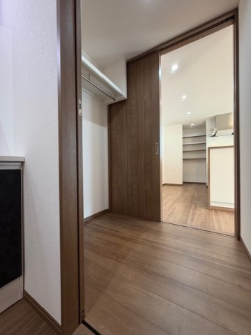 橿原市東坊城町　新築(全7区画）7号地 モデルハウスの収納|水回りを一直線に考えられた「家事ラク」設計♪