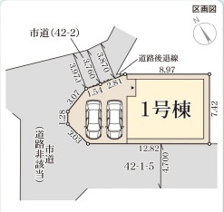 リーブルガーデンS 岸和田市加守町2丁目2期の区画図