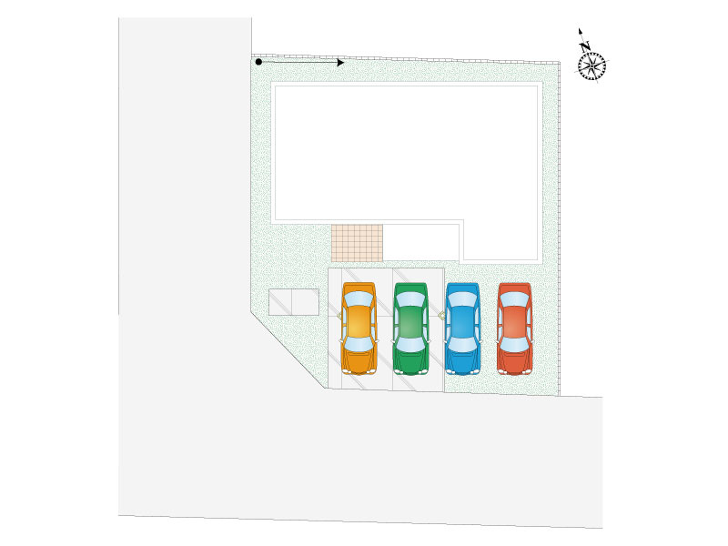 【区画図】小山市中久喜22号棟(全31区画)■ファイブイズホーム■