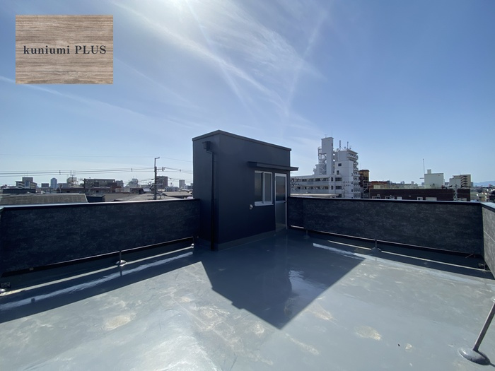 大阪市旭区清水4丁目のバルコニー