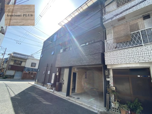 大阪市旭区清水4丁目の前面道路含む現地写真