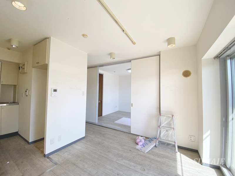 パスト大宮の居間・リビング|※リフォーム工事中です