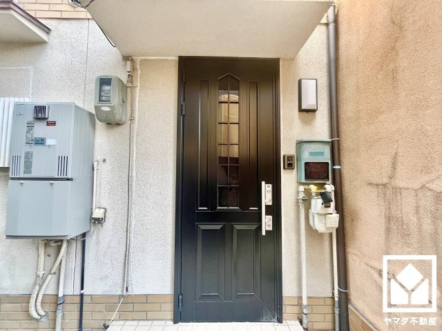 伏見区西柳町の玄関