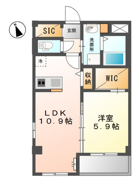 リユニオンの間取り