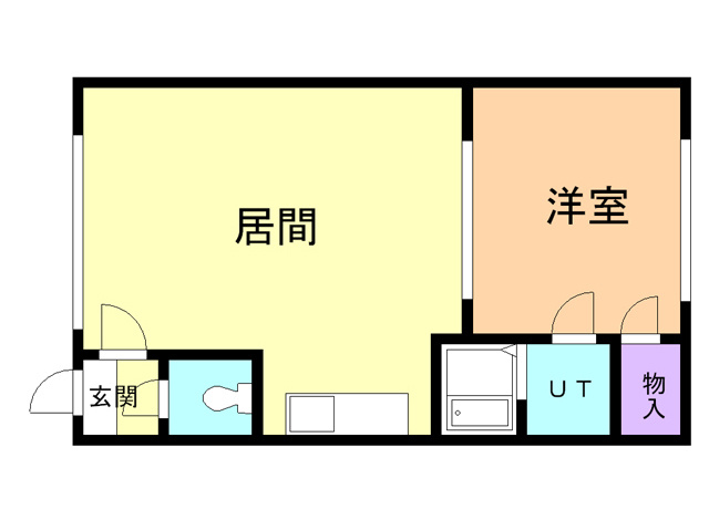 コーポ東園８の間取り