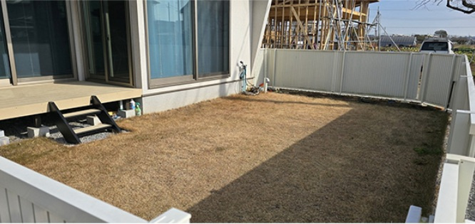 宇都宮市下平出町　戸建の庭|ドッグラン