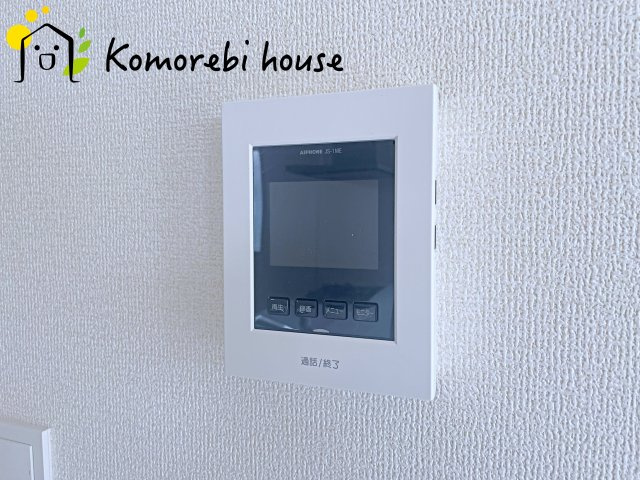上尾市上　12期　新築一戸建て　ブルーミングガーデン　01の防犯設備|モニター付インターホンです