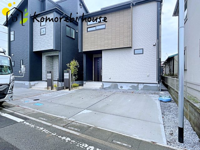 上尾市上　12期　新築一戸建て　ブルーミングガーデン　01の駐車場|カースペースがあります