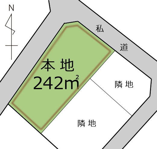 【土地図】 | 九十九里町不動堂　土地