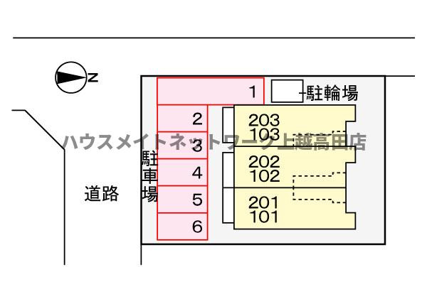 エテルノ　カーサの区画図|配置図