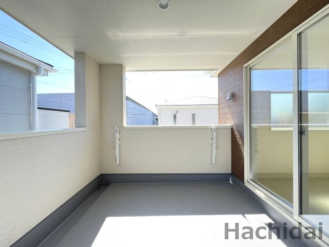 碧南市志貴町三丁目　新築戸建＜3号棟＞のバルコニー