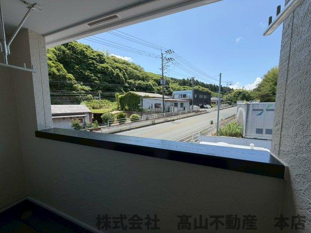 遠賀郡岡垣町大字上畑のアパートの展望