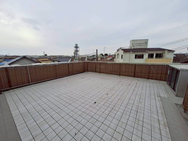 大和町２丁目ヘーベルハウスの展望|★お子さんのビニールプールや星を眺めたりと多目的に使える屋上スペース♪★