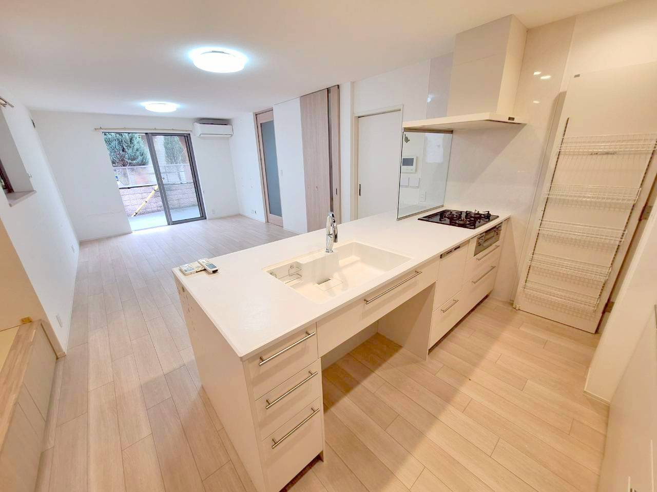 大和町２丁目ヘーベルハウスのキッチン|★ガス３口と食洗器付きシステムキッチン★