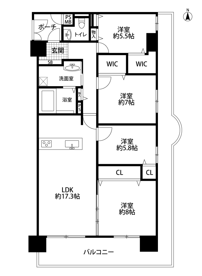 ファミール鶴見の間取り