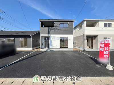 【駐車場】 | CRADLE GARDEN小山市東間々田第7　2 | お車を並列で2台駐車可能です(車種によります)。