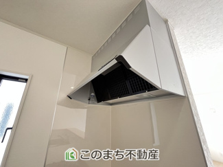  | CRADLE GARDEN小山市東間々田第7　2 | お手入れ簡単！スッキリとしていながら機能的な換気扇が標準で備わっています！
