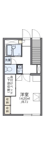 レオパレスウィル５５の間取り|代表的な間取のため実際の間取とは異なる場合があります